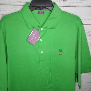 MARTIN EASY CARE MEN'S SZ LARGE GREEN GOLF POLO